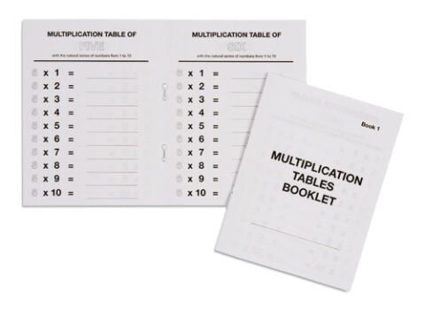 Multiplication Tables Booklet 1/559541 NH-123.1 -0